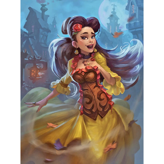 Disney Princess In Death Style - Full Round Drill Diamond Painting 30*40CM