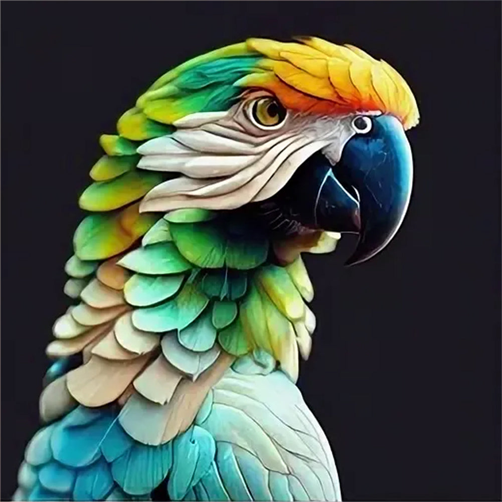 Parrot - Full Round Drill Diamond Painting 40*40CM
