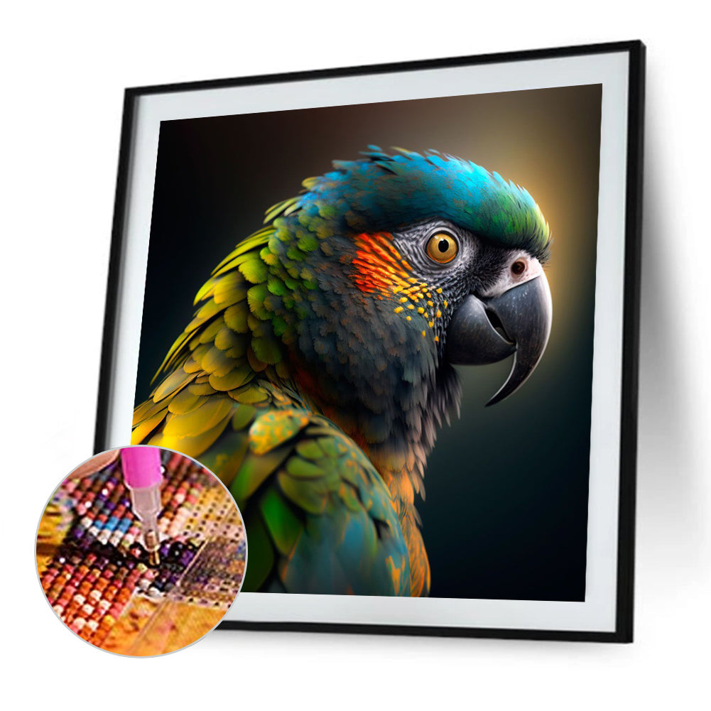 Parrot - Full Round Drill Diamond Painting 40*40CM