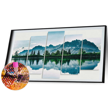 Blue Forest - Full Round Drill Diamond Painting 80*40CM