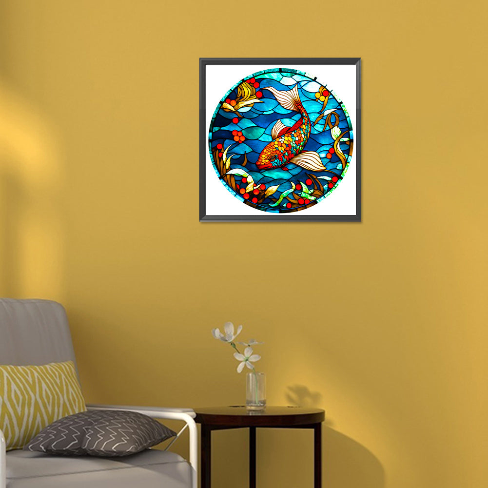 Koi Carp - Full Round Drill Diamond Painting 30*30CM