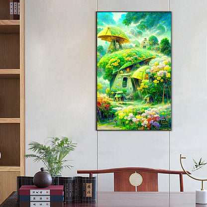 Green Forest - Full Round Drill Diamond Painting 50*80CM