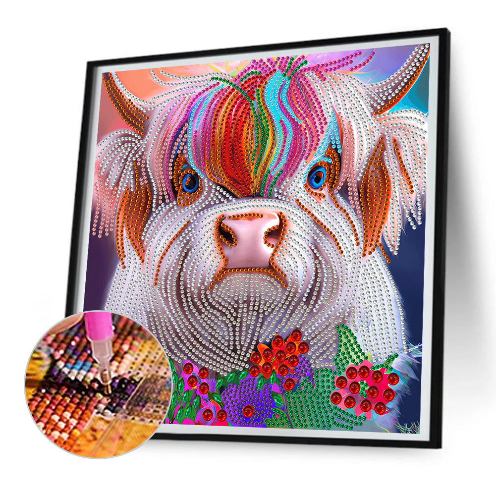 Highland Yak - Special Shaped Drill Diamond Painting 30*30CM