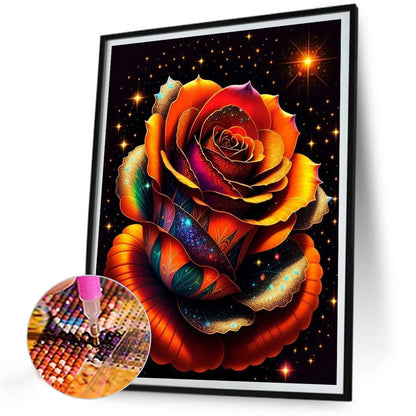 Glitter Rose - Full Round Drill Diamond Painting 30*40CM