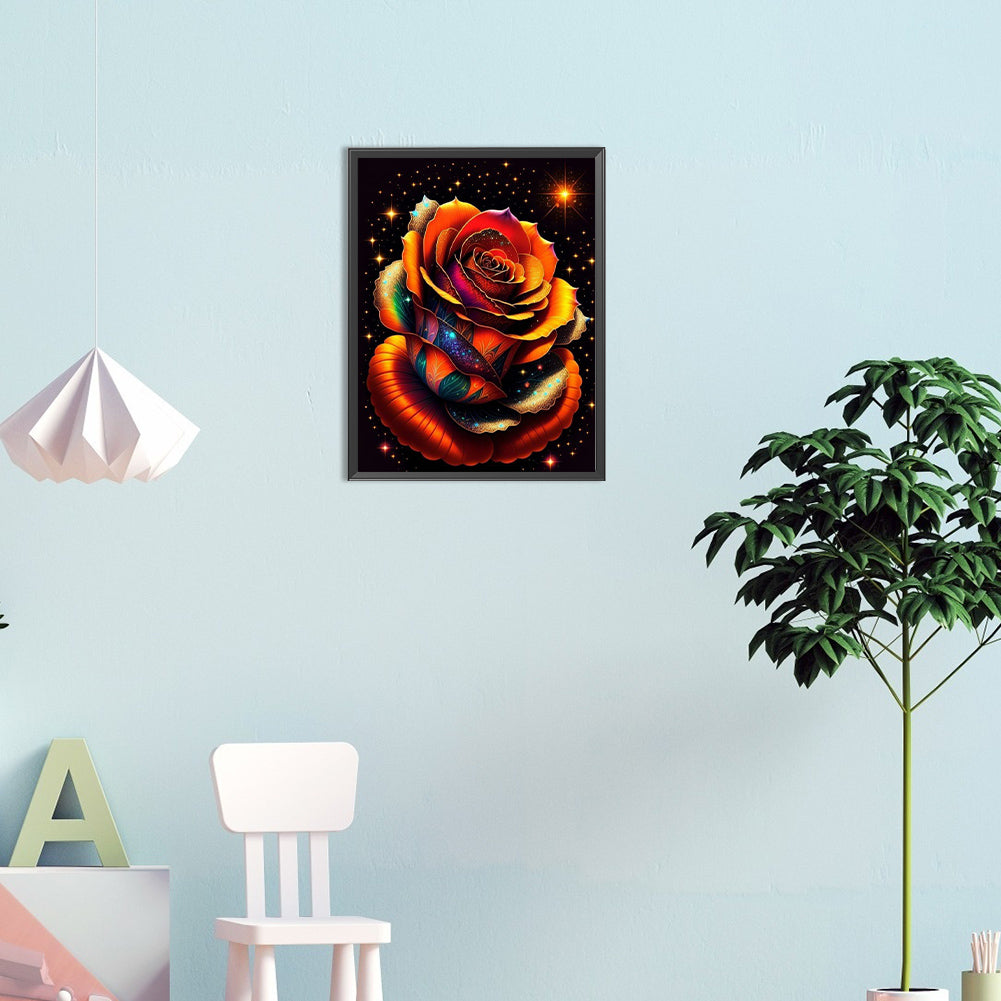 Glitter Rose - Full Round Drill Diamond Painting 30*40CM