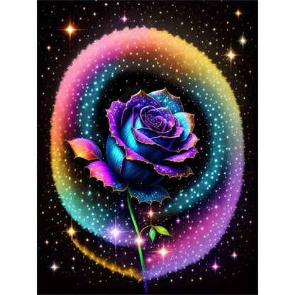 Glitter Rose - Full Round Drill Diamond Painting 30*40CM