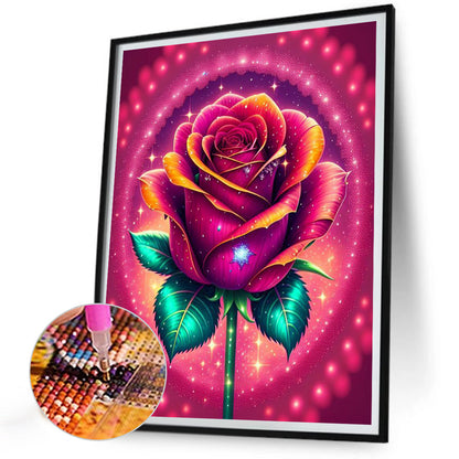 Glitter Rose - Full Round Drill Diamond Painting 30*40CM