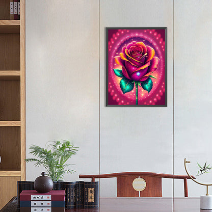 Glitter Rose - Full Round Drill Diamond Painting 30*40CM