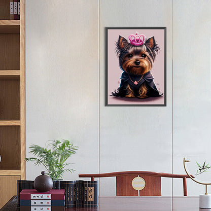 Yorkshire Terrier - Full Round Drill Diamond Painting 30*40CM
