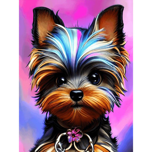 Yorkshire Terrier - Full Round Drill Diamond Painting 30*40CM