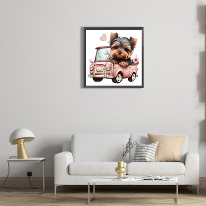 Yorkshire Terrier - Full Round Drill Diamond Painting 30*30CM