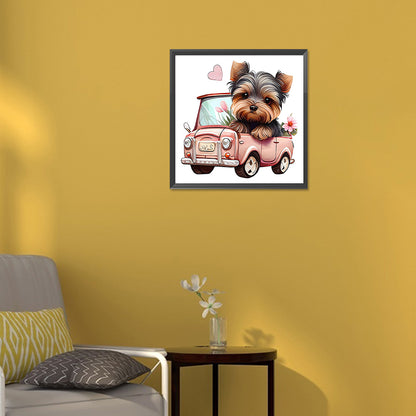Yorkshire Terrier - Full Round Drill Diamond Painting 30*30CM
