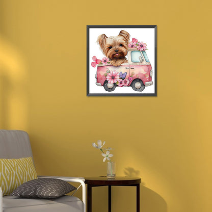 Yorkshire Terrier - Full Round Drill Diamond Painting 30*30CM