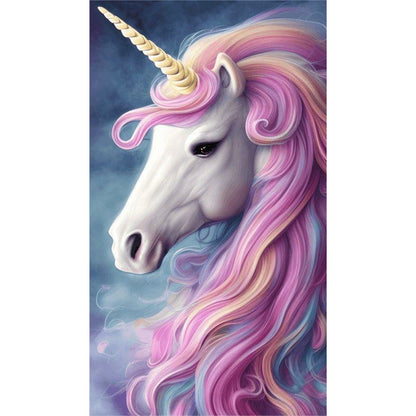 Elegant Unicorn - Full Round Drill Diamond Painting 40*70CM