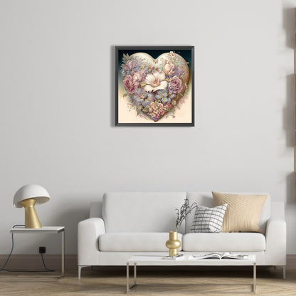 Love Flowers - Full Round Drill Diamond Painting 40*40CM