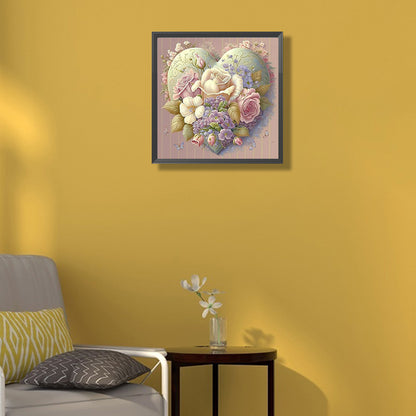 Love Flowers - Full Round Drill Diamond Painting 40*40CM