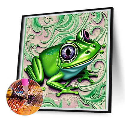 Frog - Full Round Drill Diamond Painting 30*30CM
