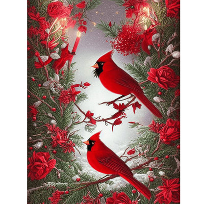 Cardinal - Full Round Drill Diamond Painting 30*40CM