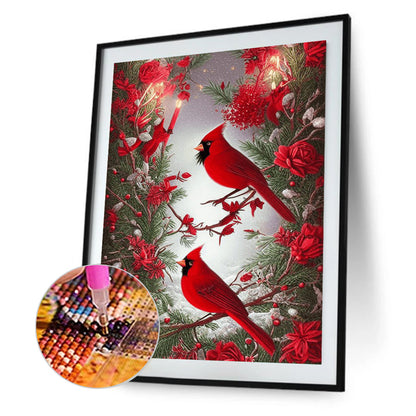 Cardinal - Full Round Drill Diamond Painting 30*40CM