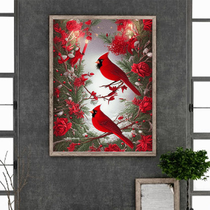 Cardinal - Full Round Drill Diamond Painting 30*40CM