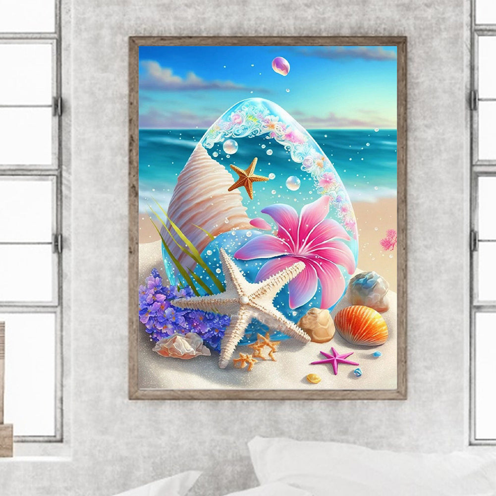 Dream Beach - Full Round Drill Diamond Painting 30*40CM