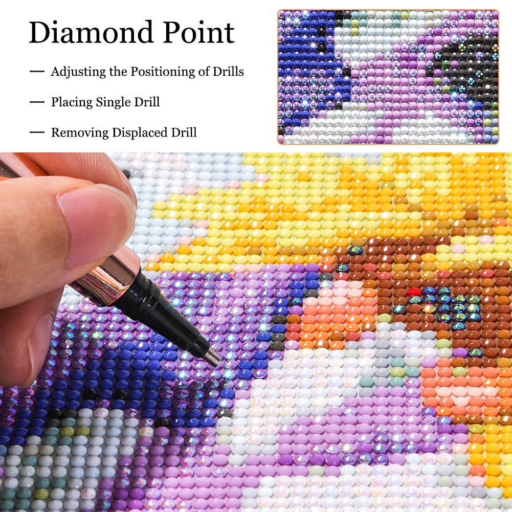 Garden Gnome - Full Round Drill Diamond Painting 30*40CM