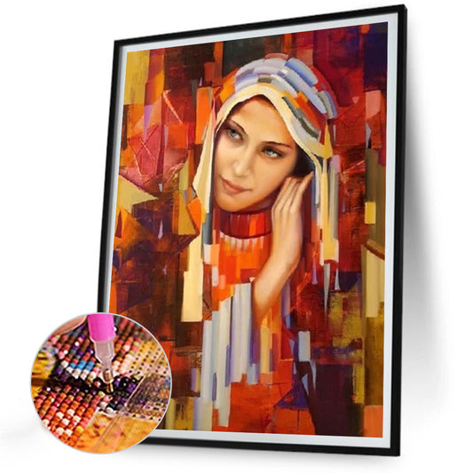 Bulgarian Woman - Full Round Drill Diamond Painting 30*40CM