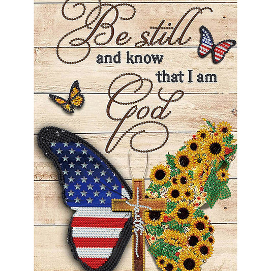 Cross - AB Dril Square Diamond Painting 30*40CM