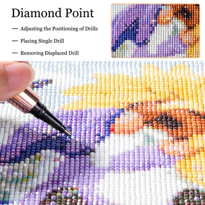Camping - AB Dril Square Diamond Painting 30*40CM