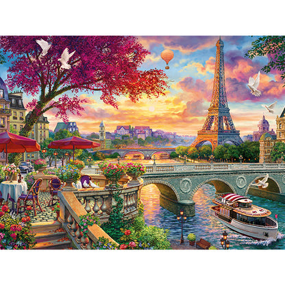 Eiffel Tower - Full Square Drill Diamond Painting 30*40CM