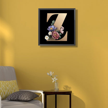 Letter Z - Full Square Drill Diamond Painting 50*50CM