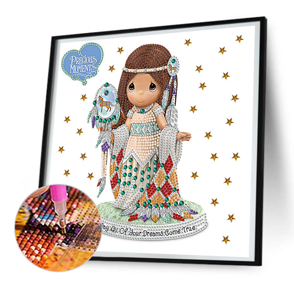 Precious Memory Doll - Special Shaped Drill Diamond Painting 30*30CM