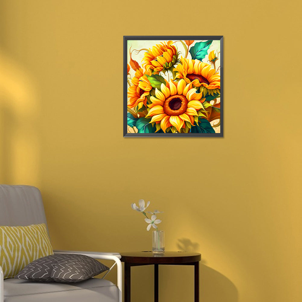 Born To The Sun - Full Round Drill Diamond Painting 30*30CM