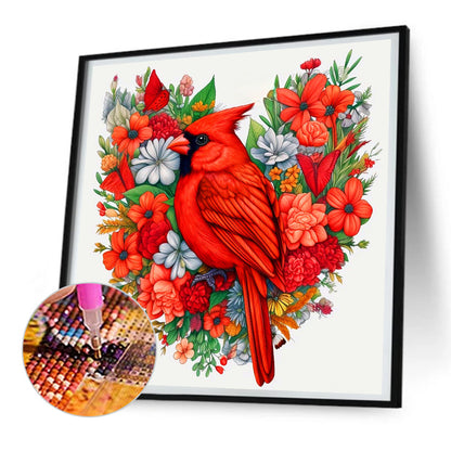 Cardinal - Full Round Drill Diamond Painting 30*30CM