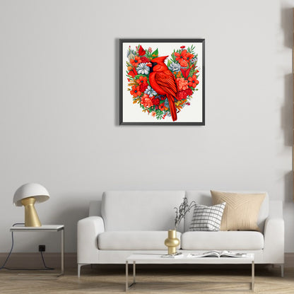 Cardinal - Full Round Drill Diamond Painting 30*30CM