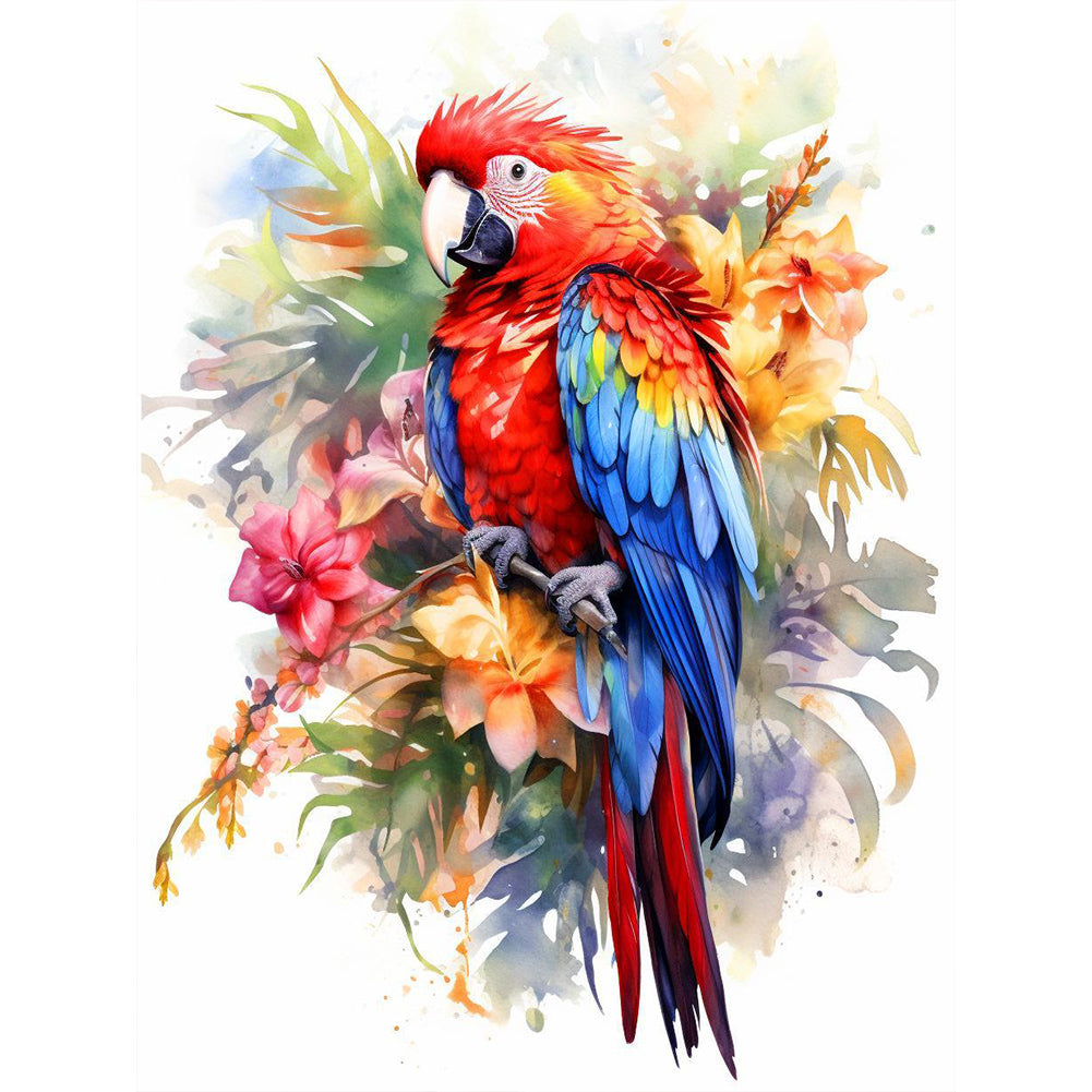 Parrot - Full Round Drill Diamond Painting 40*50CM
