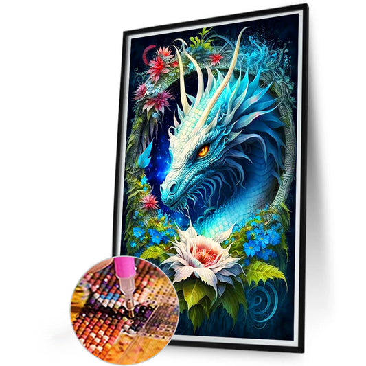Domineering Dragon - Full Round Drill Diamond Painting 40*60CM