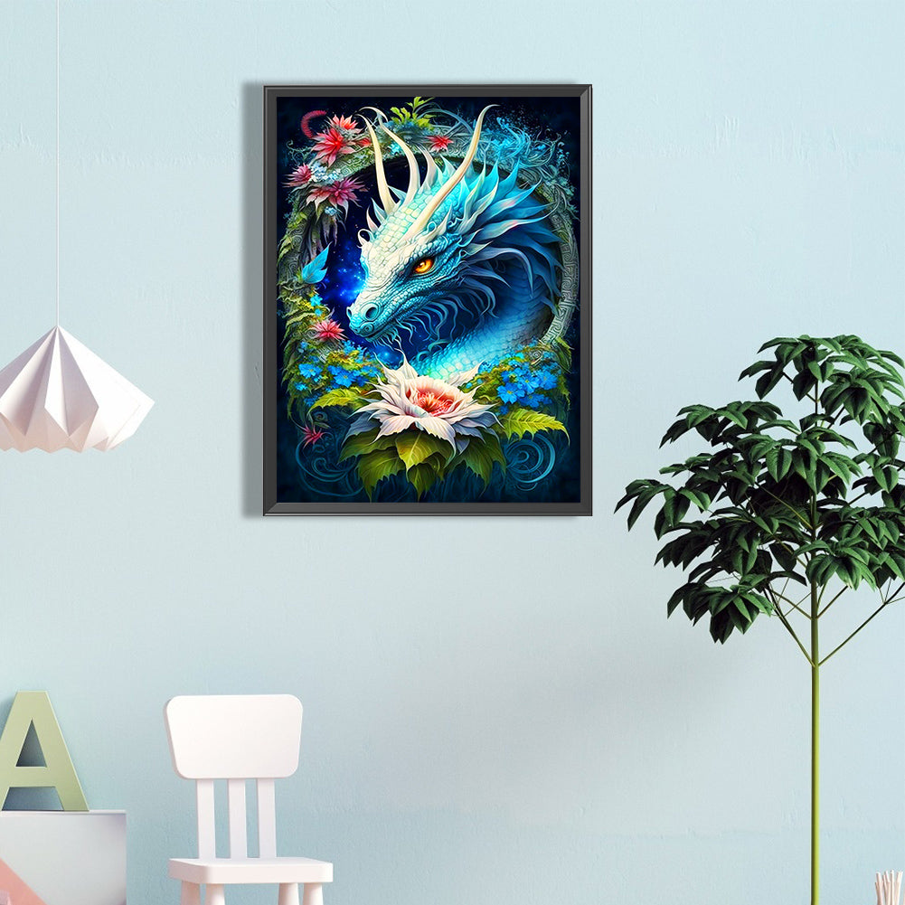 Domineering Dragon - Full Round Drill Diamond Painting 40*60CM