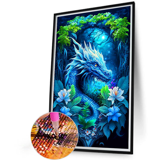 Domineering Dragon - Full Round Drill Diamond Painting 40*60CM