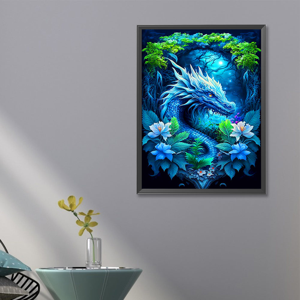 Domineering Dragon - Full Round Drill Diamond Painting 40*60CM