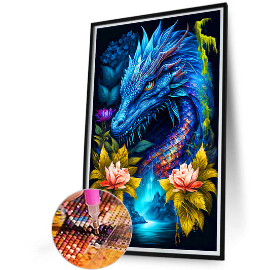 Domineering Dragon - Full Round Drill Diamond Painting 40*60CM