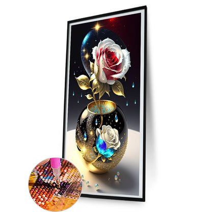 Rose - Full Round Drill Diamond Painting 45*80CM