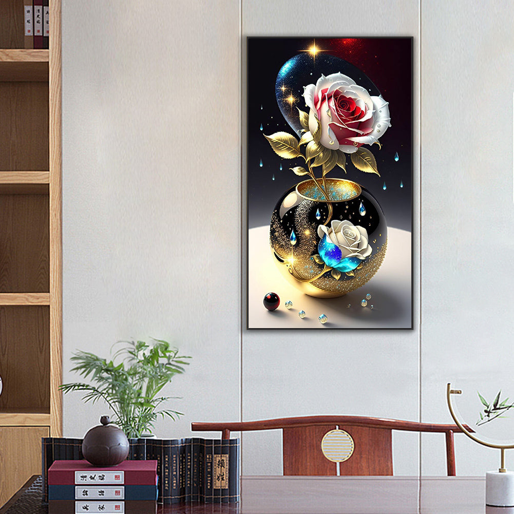 Rose - Full Round Drill Diamond Painting 45*80CM