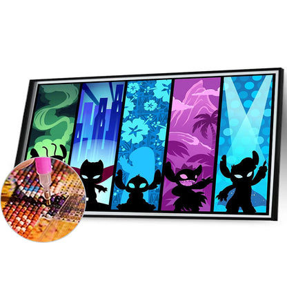 Stitch - Full Round Drill Diamond Painting 45*25CM