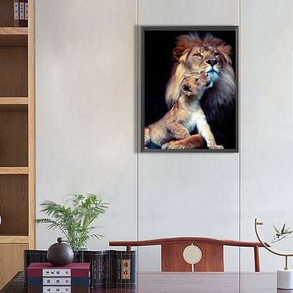 Lion - Full Square Drill Diamond Painting 50*60CM