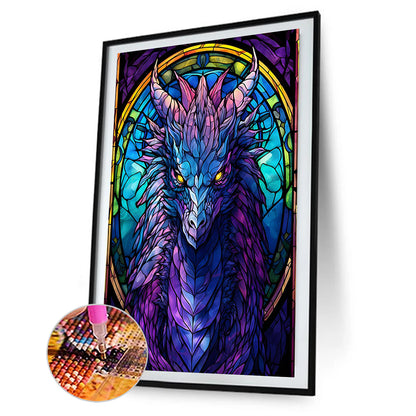 Purple Hexapterosaurus - Full Round Drill Diamond Painting 40*55CM