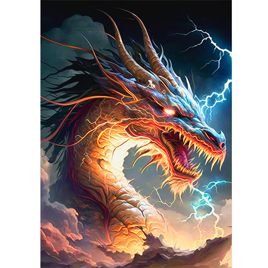 Legendary Dragon - Full Round Drill Diamond Painting 40*55CM