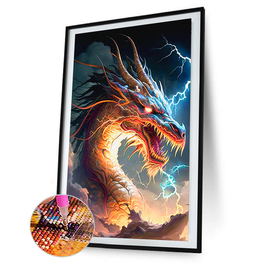 Legendary Dragon - Full Round Drill Diamond Painting 40*55CM