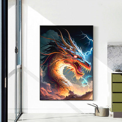 Legendary Dragon - Full Round Drill Diamond Painting 40*55CM