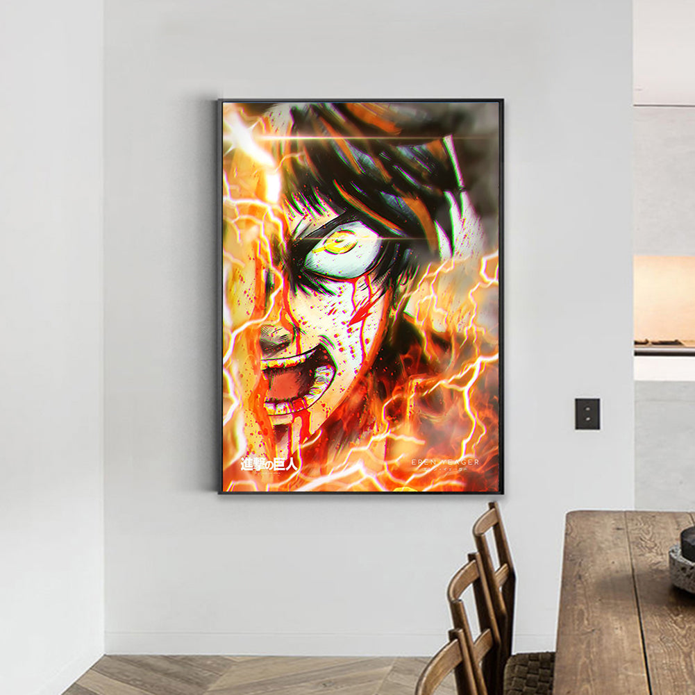 Attack On Titan - Full Round Drill Diamond Painting 35*50CM